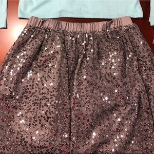Grey Sequence skirt